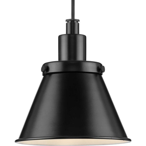 Progress Hinton P500383 009 1 Light MINIPEND METAL in Brushed Nickel Finish Model: P500383-009