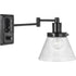 Progress Hinton P710084 009 1 60 Watt MED WALL BRACKET in Brushed Nickel Finish Model: P710084-009