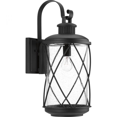 Progress Hollingsworth P560082 031 1 100 Watt MED WALL LANTERN in Textured Black Finish Model: P560082-031