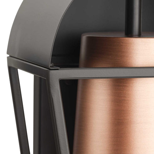 Progress Hutchence P560335 020 1 Light WALL LANTERN in Antique Bronze Finish Model: P560335-020