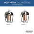 Progress Hutchence P560336 020 1 Light WALL LANTERN in Antique Bronze Finish Model: P560336-020