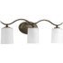 Progress Inspire P2020 09 3 100 Watt MED BATH BRACKET in Brushed Nickel Finish Model: P2020-09