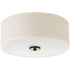 Progress Inspire P3713 09 2 60 Watt MED FLUSH MOUNT in Brushed Nickel Finish Model: P3713-09