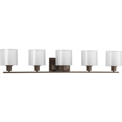 Progress Invite Collection Five Light Bath & Vanity in Antique Bronze Finish Model: P2081-20