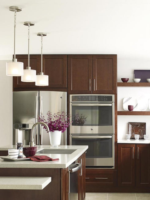 Progress Invite P5110 09 1 100 Watt MED MINI PENDANT in Brushed Nickel Finish Model: P5110-09
