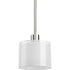 Progress Invite P5110 09 1 100 Watt MED MINI PENDANT in Brushed Nickel Finish Model: P5110-09