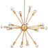 Progress Ion 16 Light P400041 104 16 25 Watt CAND CHANDELIER in Polished Nickel Finish Model: P400041-104