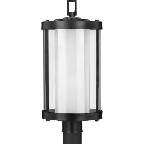 Progress Irondale P540054 031 1 100 Watt MED POST LANTERN in Matte Black Finish Model: P540054-031