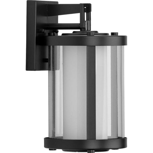Progress Irondale P560148 031 1 100 Watt MED WALL LANTERN in Matte Black Finish Model: P560148-031