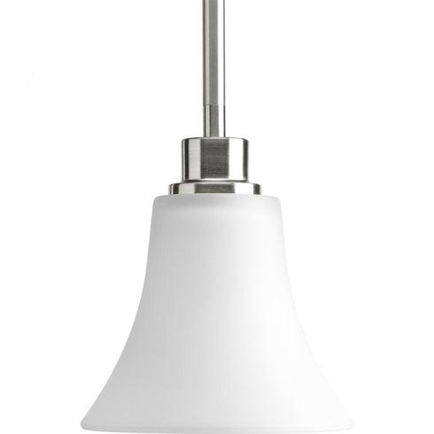 Progress Joy P5270 09 1 100 Watt MED MINI PENDANT in Brushed Nickel Finish Model: P5270-09
