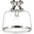 Progress Judson P350074 020 1 75 Watt MED FLUSH MOUNT in Antique Bronze Finish Model: P350074-020