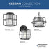 Progress Keegan P550133 31M 1 Light FLUSHMT in Matte Black Finish Model: P550133-31M