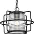 Progress Keegan P550134 31M 1 Light HANG LANTERN in Matte Black Finish Model: P550134-31M