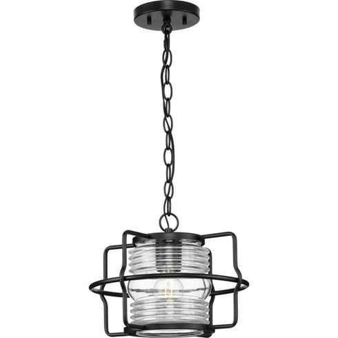 Progress Keegan P550134 31M 1 Light HANG LANTERN in Matte Black Finish Model: P550134-31M