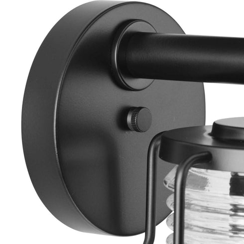 Progress Keegan P560340 31M 1 Light WALL LANTERN in Matte Black Finish Model: P560340-31M