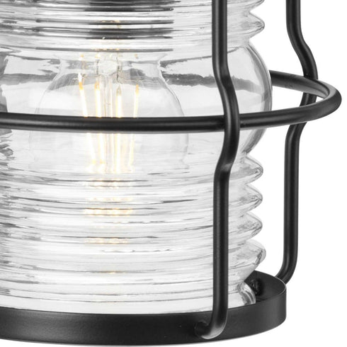 Progress Keegan P560340 31M 1 Light WALL LANTERN in Matte Black Finish Model: P560340-31M