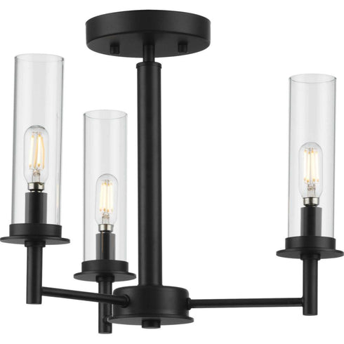 Progress Kellwyn P400250 009 3 60 Watt Cand Chandelier in Brushed Nickel Finish Model: P400250-009