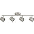 Progress Kitson P900014 009 4 HEAD TRACK METAL in Brushed Nickel Finish Model: P900014-009