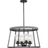 Progress Laramie P400322 31M 4 Light CHANDELIER in Matte Black Finish Model: P400322-31M