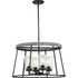 Progress Laramie P400322 31M 4 Light CHANDELIER in Matte Black Finish Model: P400322-31M