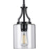 Progress Lassiter P500208 009 1 60 Watt MED MINI PENDANT in Brushed Nickel Finish Model: P500208-009