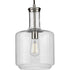 Progress Latrobe P500230 009 1 60 Watt MED PENDANT in Brushed Nickel Finish Model: P500230-009