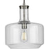 Progress Latrobe P500231 009 1 60 Watt MED PENDANT in Brushed Nickel Finish Model: P500231-009