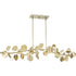 Progress Laurel Collection 7 Light in Gilded Silver Transitional Linear Light Model: P400361-176
