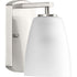Progress Leap P300131 009 1 100 Watt MED BATH BRACKET in Brushed Nickel Finish Model: P300131-009