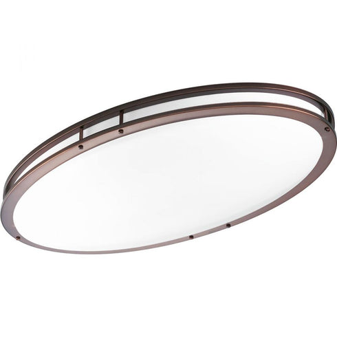 Progress LED CTC COMM P7251 17430K9 40 Watt LED OVAL FLUSH MOUNT in Urban Bronze Finish Model: P7251-17430K9