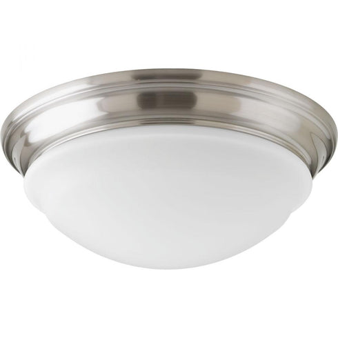 Progress LED Flush Mount P350052 009 30 1 25 Watt 3000K FLUSH MOUNT in Brushed Nickel Finish Model: P350052-009-30