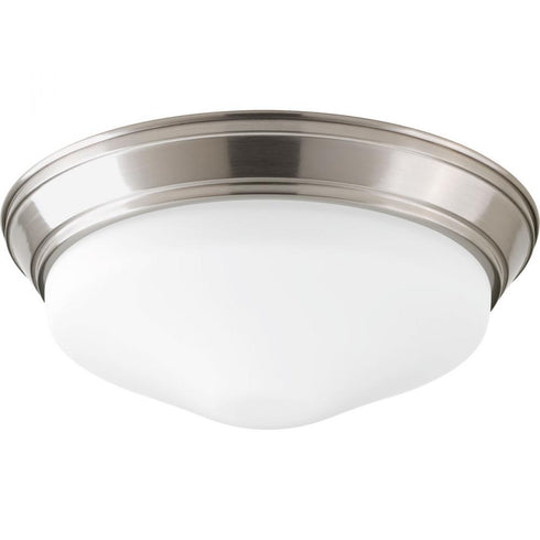 Progress LED Flush Mount P350053 009 30 1 17 Watt 3000K FLUSH MOUNT in Brushed Nickel Finish Model: P350053-009-30