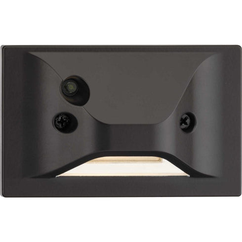 Progress LED Step Lights P660007 020 30 LED HOOD PHOTO CELL STEP in Antique Bronze Finish Model: P660007-020-30