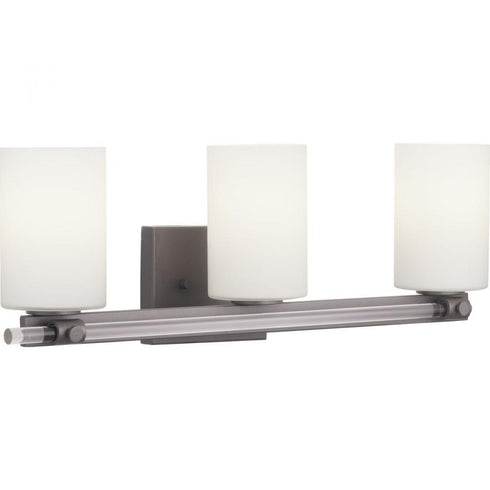 Progress Lisbon P300199 031 3 100 Watt MED BATH BRACKET in Matte Black Finish Model: P300199-031