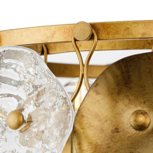 Progress Loretta Collection 28.25 in. Nine Light in Gold Ombre Transitional Chandelier Model: P400365-204
