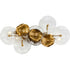 Progress Loretta Collection Four Light in Gold Ombre Transitional Wall Sconce Model: P710124-204