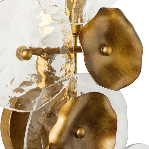 Progress Loretta Collection Four Light in Gold Ombre Transitional Wall Sconce Model: P710124-204