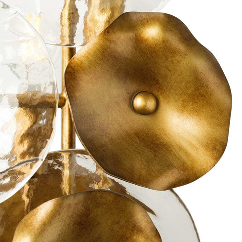 Progress Loretta Collection Four Light in Gold Ombre Transitional Wall Sconce Model: P710124-204