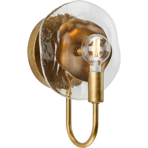 Progress Loretta Collection One Light in Gold Ombre Transitional Wall Bracket Model: P710128-204