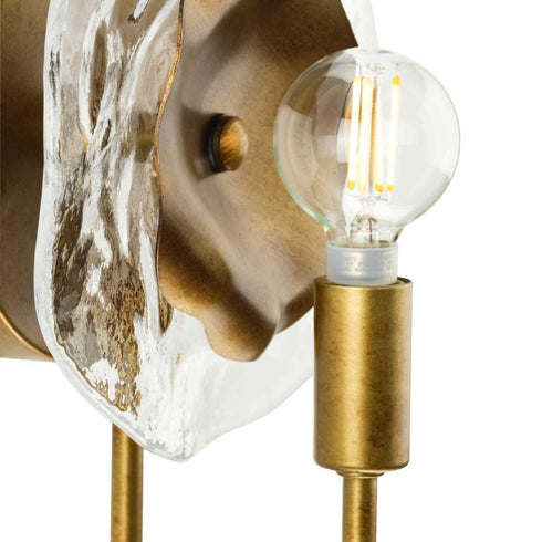Progress Loretta Collection One Light in Gold Ombre Transitional Wall Bracket Model: P710128-204