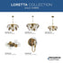 Progress Loretta Collection One Light in Gold Ombre Transitional Wall Bracket Model: P710128-204