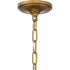 Progress Loretta Collection Six Light in Gold Ombre Transitional Chandelier Model: P400364-204