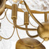 Progress Loretta Collection Six Light in Gold Ombre Transitional Chandelier Model: P400364-204