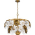 Progress Loretta Collection Six Light in Gold Ombre Transitional Chandelier Model: P400364-204