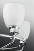 Progress Lucky Collection Four Light in Brushed Nickel White Prismatic Glass Coastal Bath Vanity Light Model: P2118-09