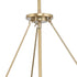 Progress Lusail Collection 5 Light in Soft Gold Luxe Industrial Chandelier Model: P400357-205