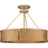 Progress Lusail Collection Four Light in Soft Gold Luxe Industrial Pendant Model: P500437-205