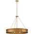 Progress Lusail Collection Six Light in Soft Gold Luxe Industrial Chandelier Model: P400358-205
