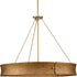 Progress Lusail Collection Six Light in Soft Gold Luxe Industrial Chandelier Model: P400358-205