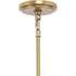 Progress Lusail Collection Six Light in Soft Gold Luxe Industrial Chandelier Model: P400358-205